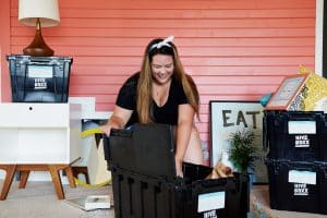 Last Minute Moving Crew loading a storage unit in Brooksville FL